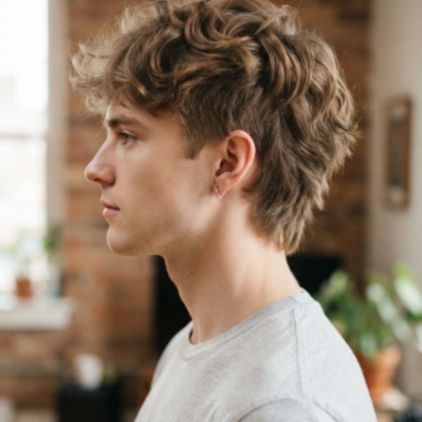 Short Wolf Cut Men Hairstyle Basics