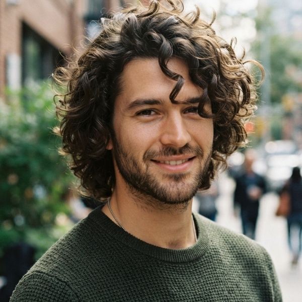 Thick Wavy Medium Curls