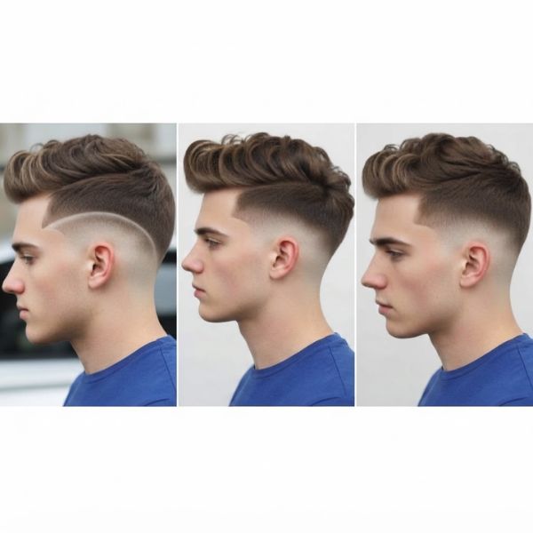 Drop Fade And Low Fade Blowout Low Taper Fade Curly Hair