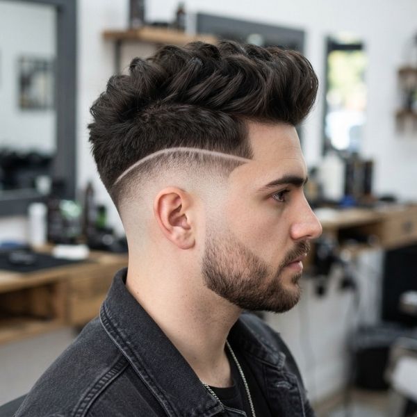 High Burst Fade Undercut