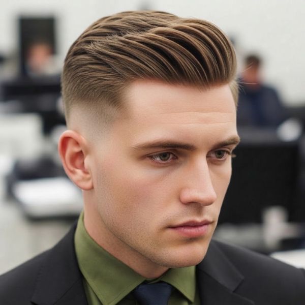 Long Crew Cut with Taper
