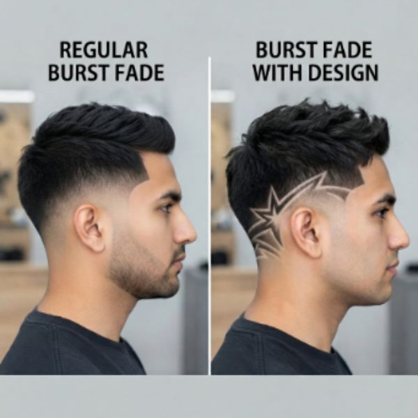 burst fade design