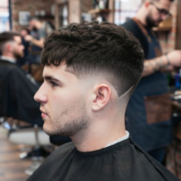 Burst Fade With V Design
