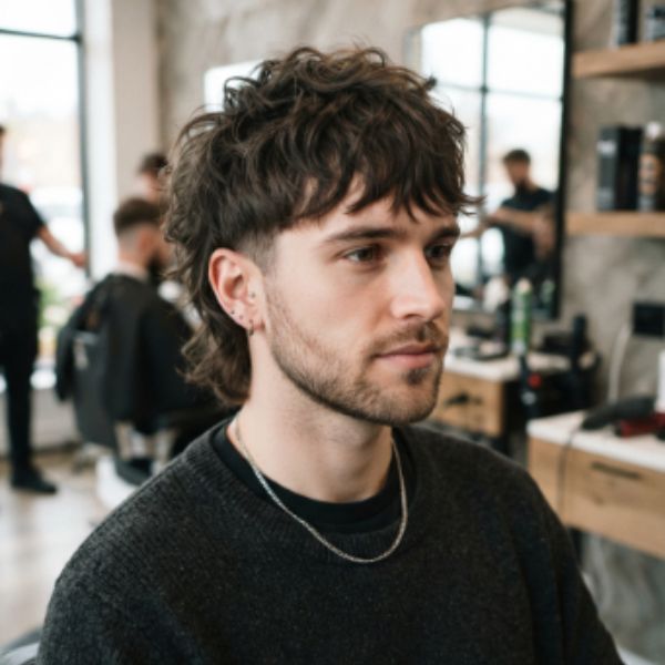 Short Wolf Cut Men Hairstyle Basics
