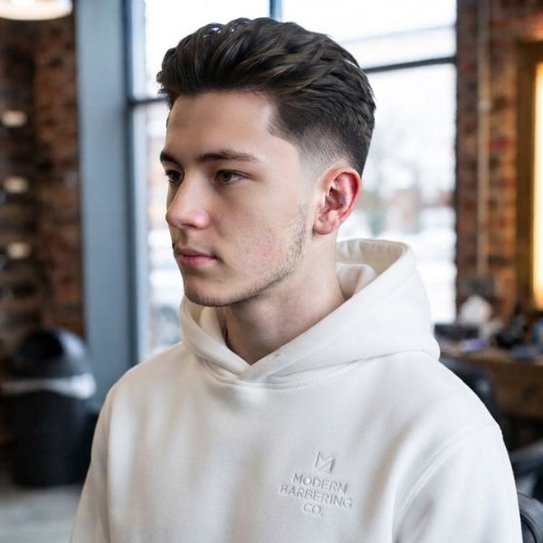 Straight Burst Fade for Teens