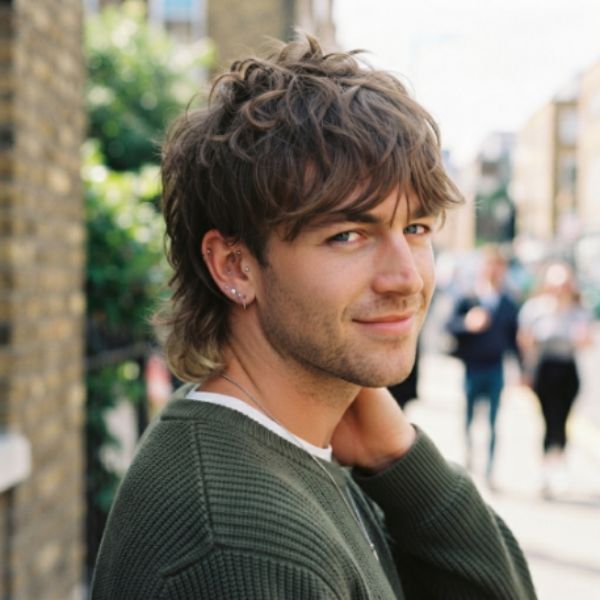 Messy Short Wolf Cut Men