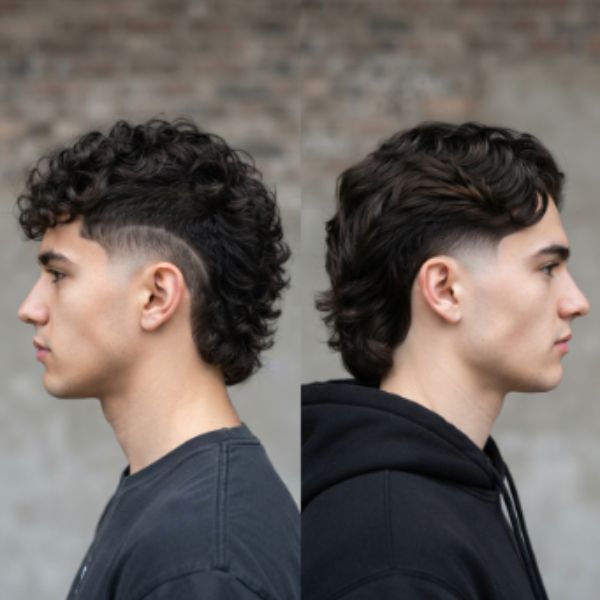 Burst Fade Mullet vs Drop Fade Mullet