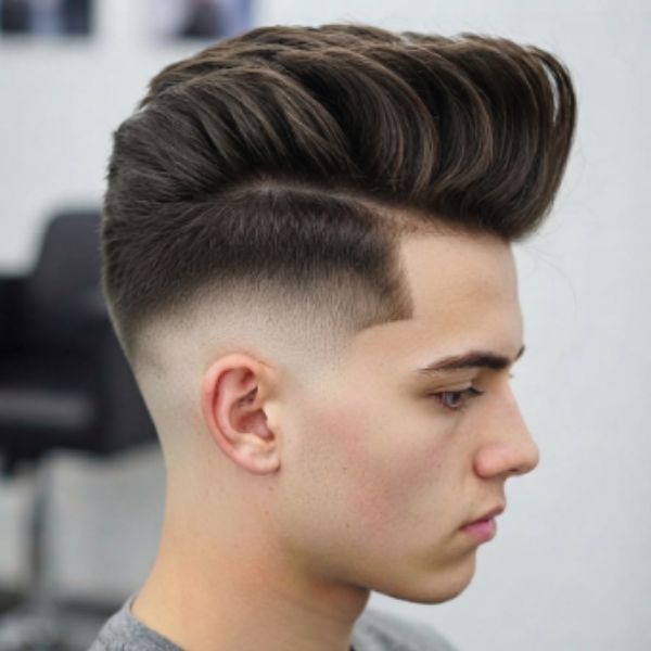 Low Taper Fade + Blowout