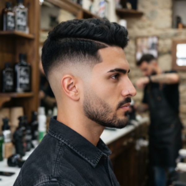 High Fade Crew Cut