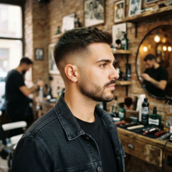 Mid Fade Crew Cut