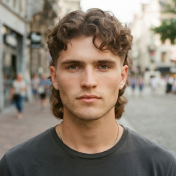 Classic Wavy Mullet Men