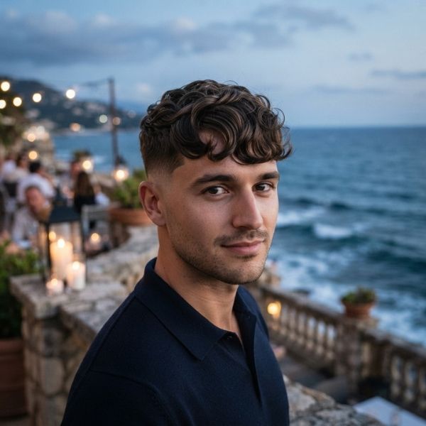 Wavy French Crop Haircut