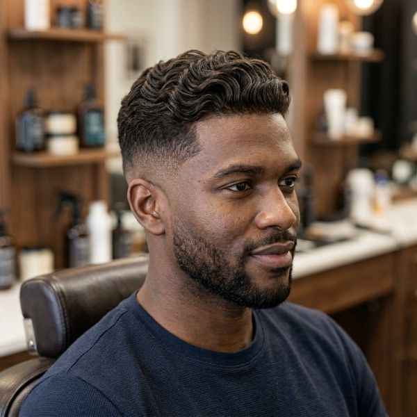 Wavy Low Fade Crew Cut (1)