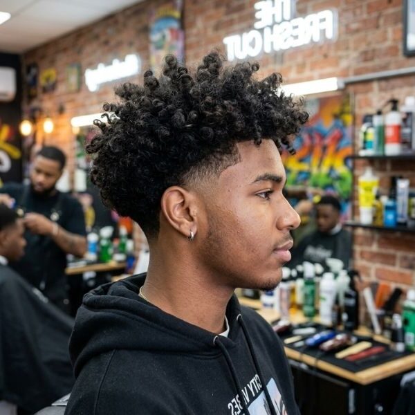Blowout Low Taper Fade Curly Hair Kids And Teens
