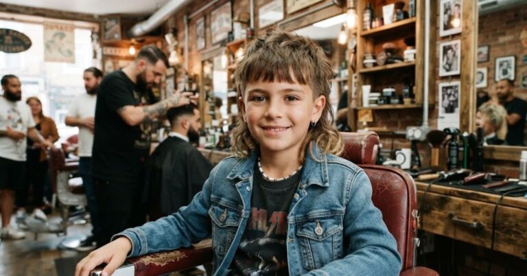 Boys Mullet Haircut