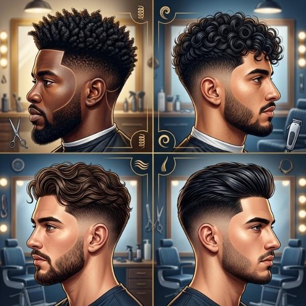 Burst Fade Design for Different Hair Types