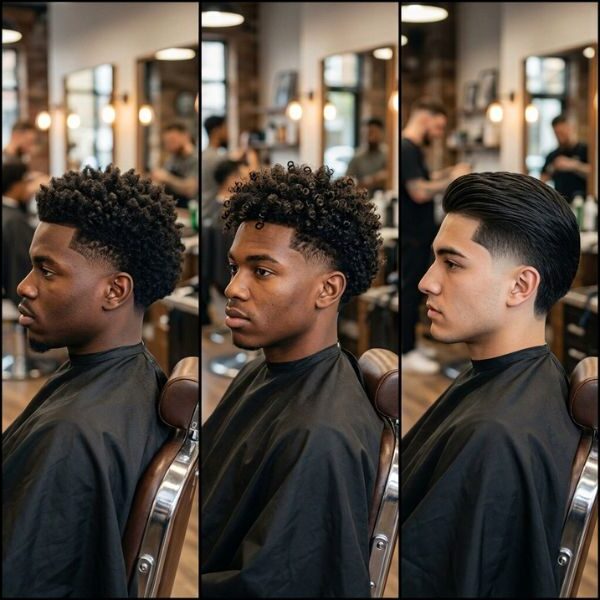 Burst Fade Design for Different Hair Types