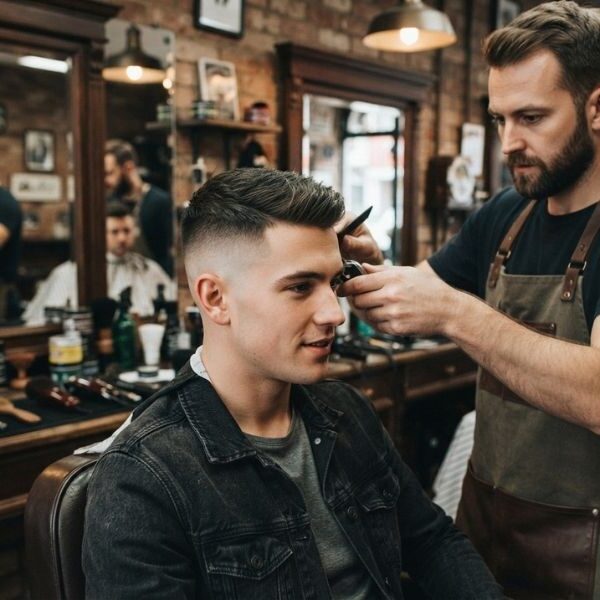 How to Ask Your Barber for a Military High Fade Haircut Men