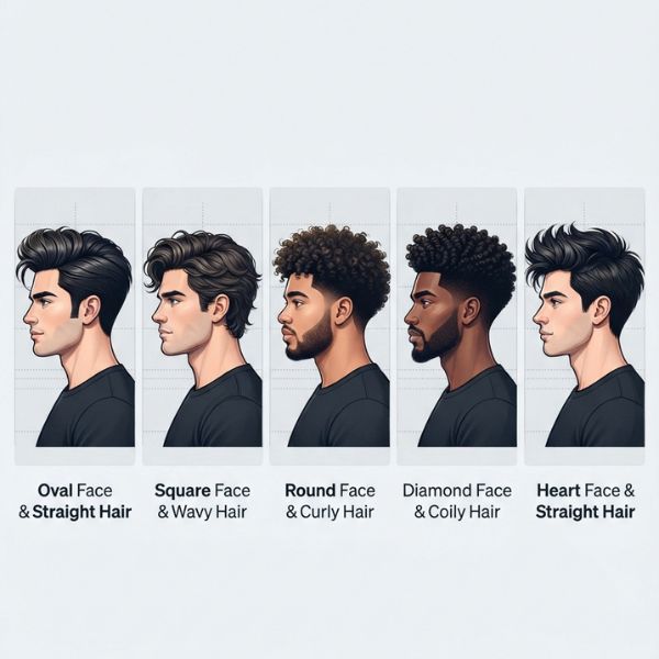Face Shapes and Hair Types