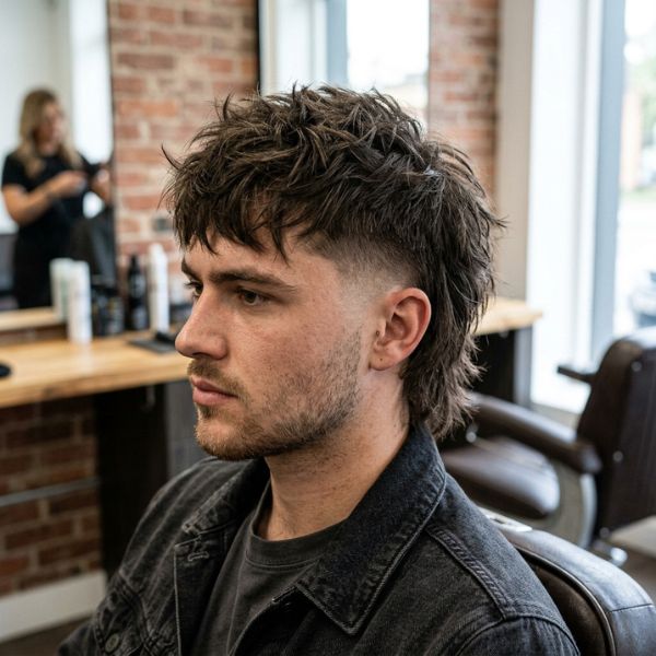 Choppy Mullet Taper Fade
