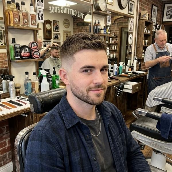 Classic Low Fade Crew Cut
