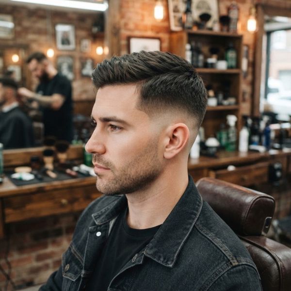Classic Low Fade Crew Cut