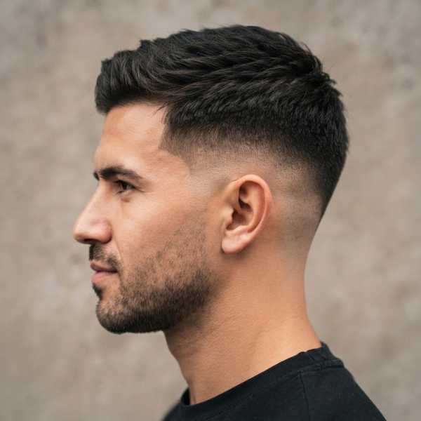Classic Mid Fade Crew Cut