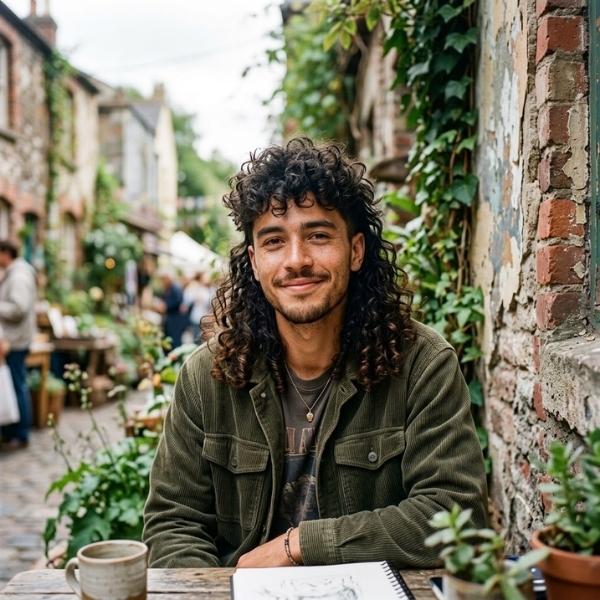 Curly Mullet