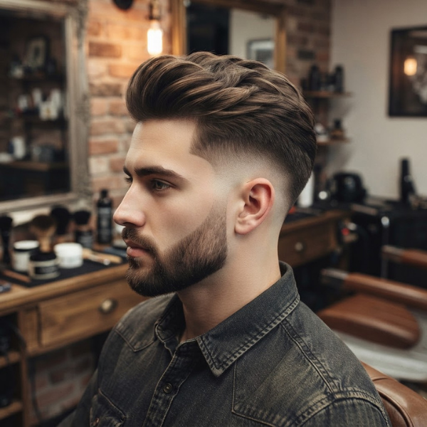 High Burst Fade Undercut