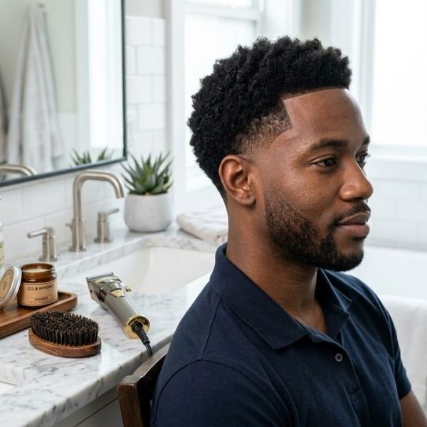 How to Maintain Low Taper Fade Black Male Cuts