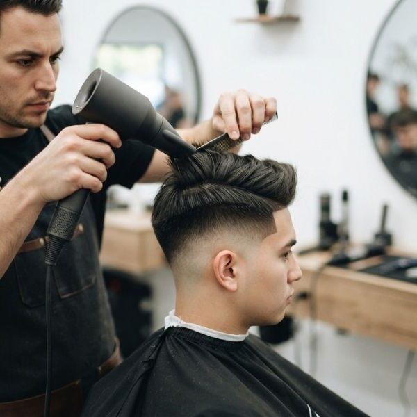 How to Style Straight Hair So the Burst Fade Pops