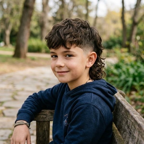 Kids Mullet Fade