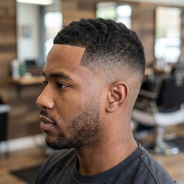 Low Fade Crew Cut with Line Up (1)
