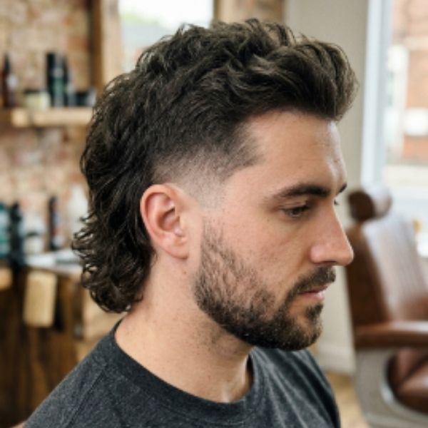 Low Fade Modern Mullet