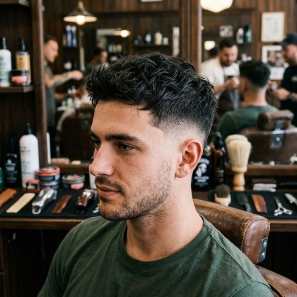 Messy Low Fade Crew Cut