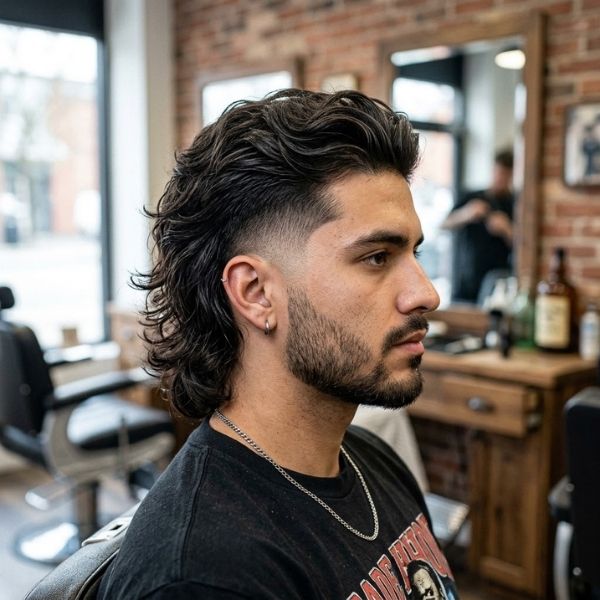 Mullet Burst Fade