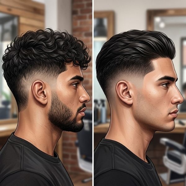 Mid burst fade vs regular mid fade