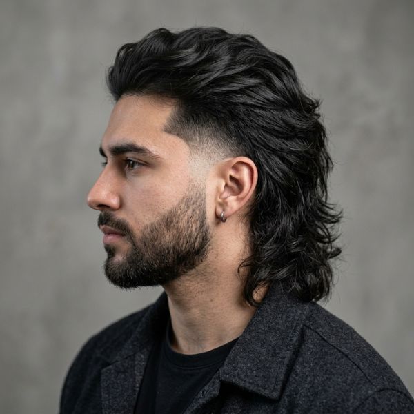 Mullet Low Fade Haircut (1)