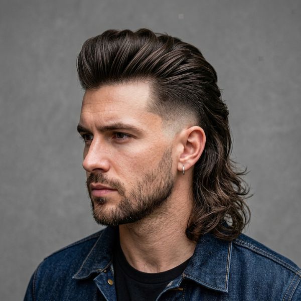 Mullet Pompadour