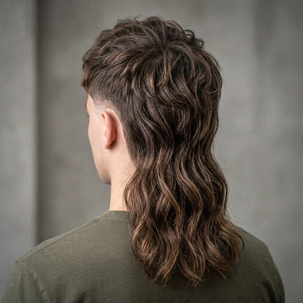 Sexy, Modern Mullet From The Back