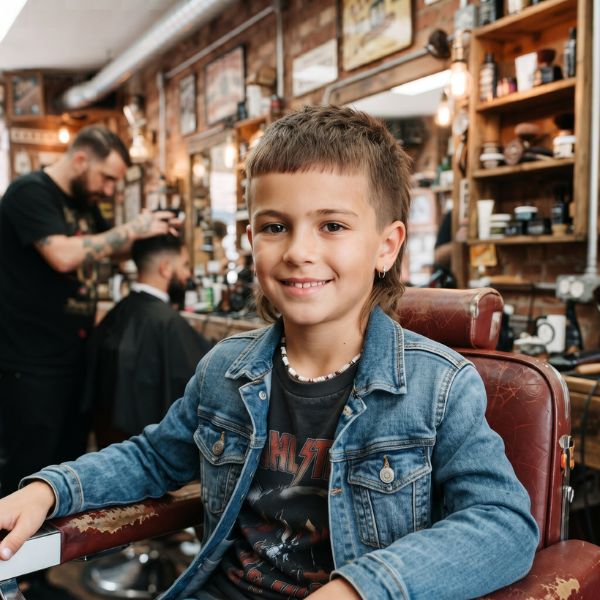 Short Mullet Haircut Boy