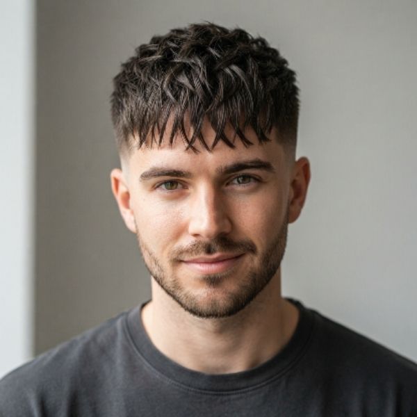 Short Textured Fringe
