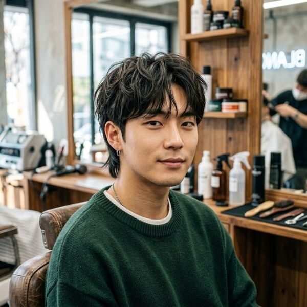 Short Wolf Cuts Men Korean and Korean Short Wolf Cut Men