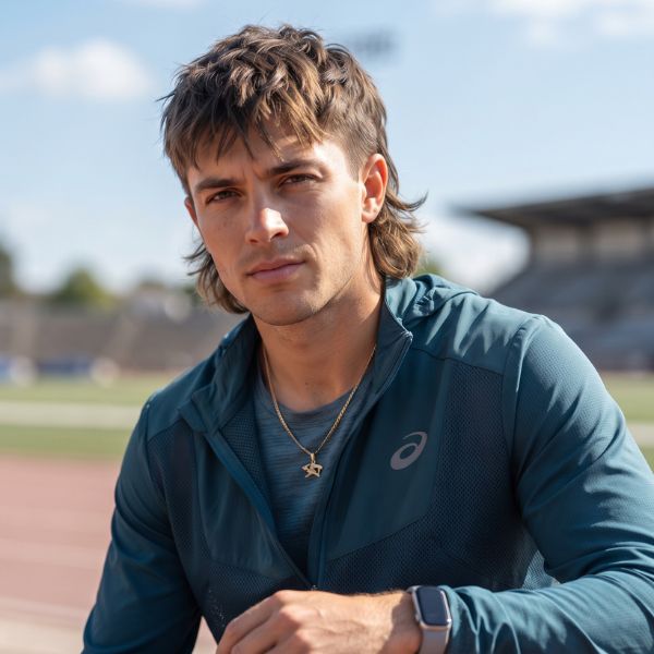 Sporty Medium Mullet