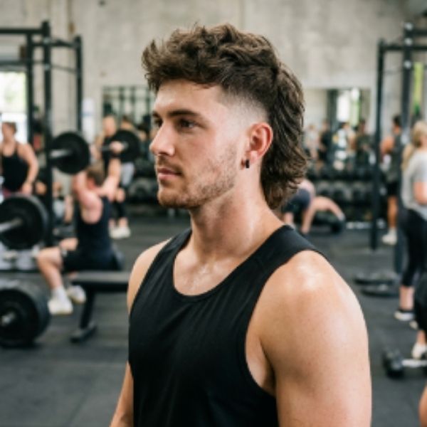 Sporty Medium Mullet