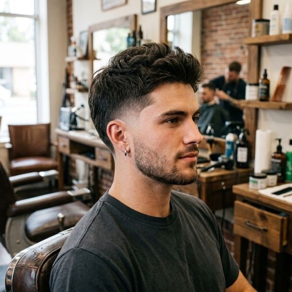 Taper Short Mullet Fade