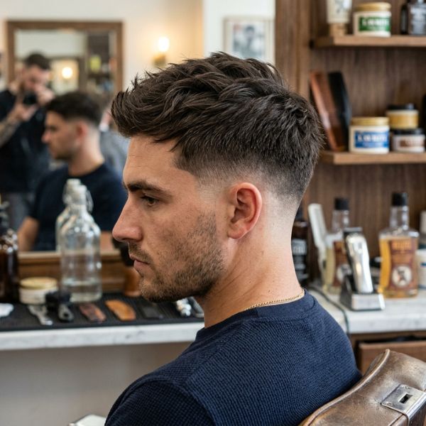 Textured Low Fade Crew Cut (2)
