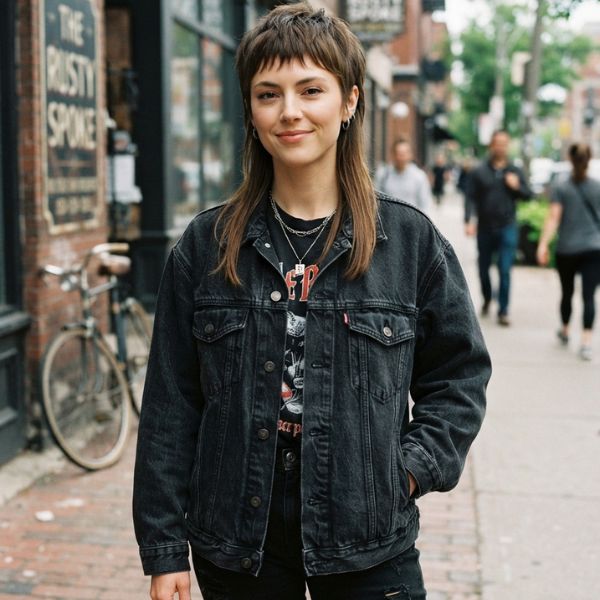 Why Straight Hair Is Perfect for a Mullet