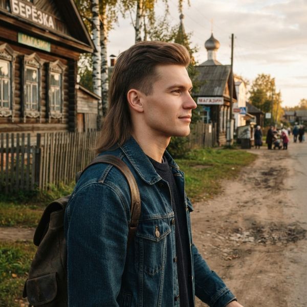 Classic Straight Hair Mullet