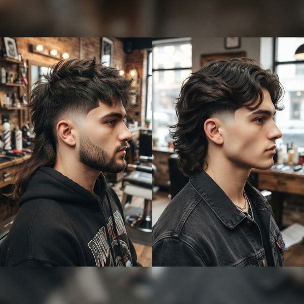 Burst Fade Mullet vs Drop Fade Mullet
